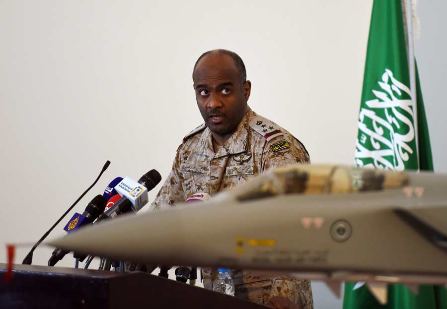 Brigadier General Ahmed Asiri, Arab Collation Spokesperson