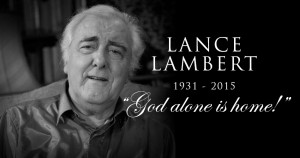 One of the death notices for Lance Lambert.