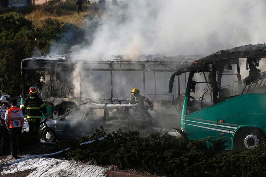 Score Injured in First Jerusalem Bus Blast Since 2005