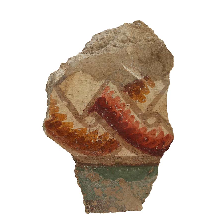 Archaeologists Uncover Rare Fresco Fragments at Zippori