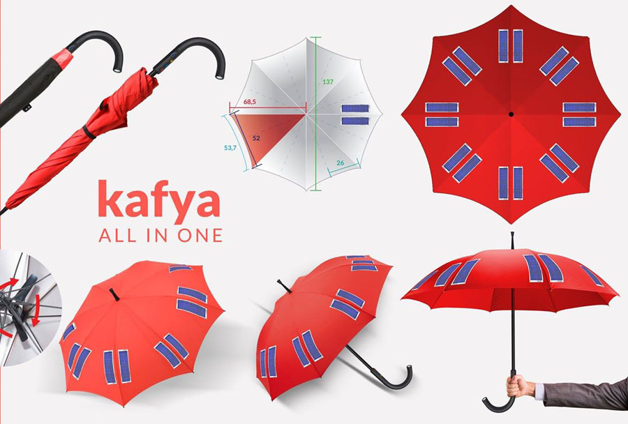 High Tech Umbrella for the Haj