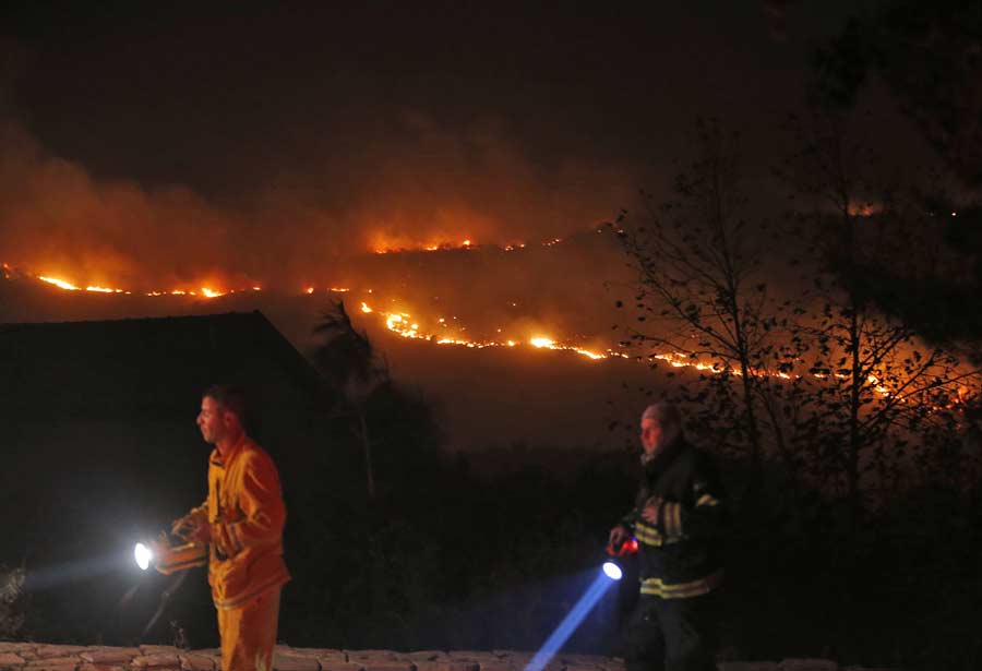 Wildfires Rage through Israel as Country Faces Extreme Heatwave