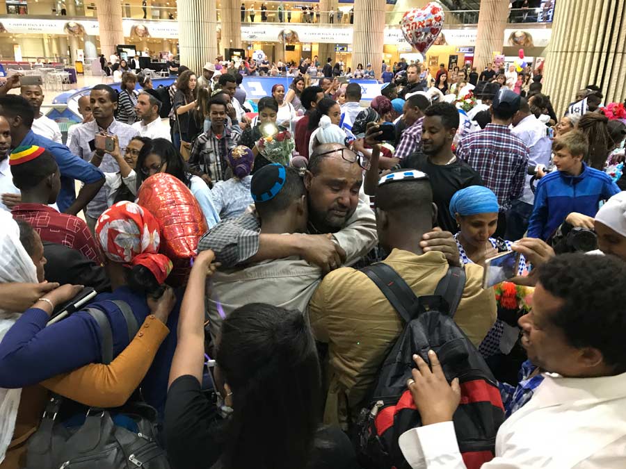 Dozens of Ethiopians Come to Israel On Special Flight