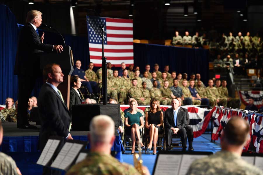 Commander-in-Chief Calls for an About-Face in Afghanistan but Offers Few Details