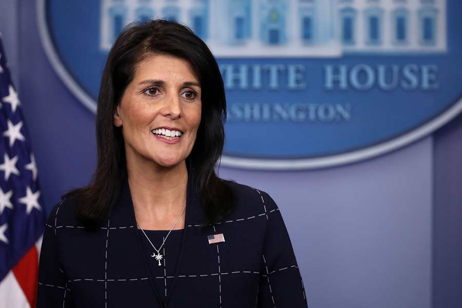 UN Ambassador Haley Lectures Palestinians: “Arab Leaders Should Have Told You the Truth”