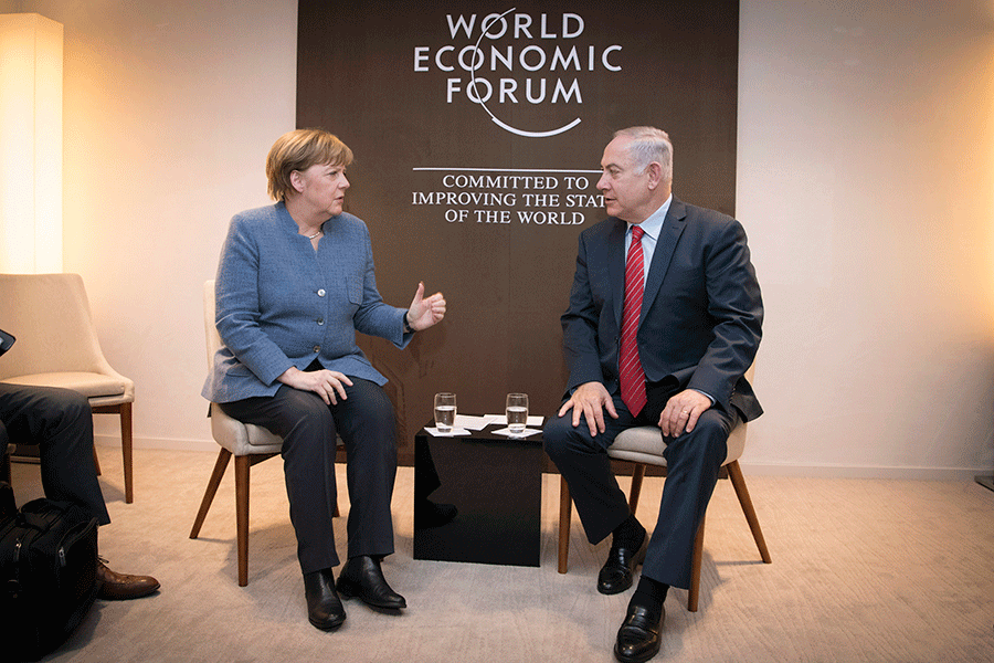 With Merkel In Israel, Netanyahu Eyes Tougher Action On Iran