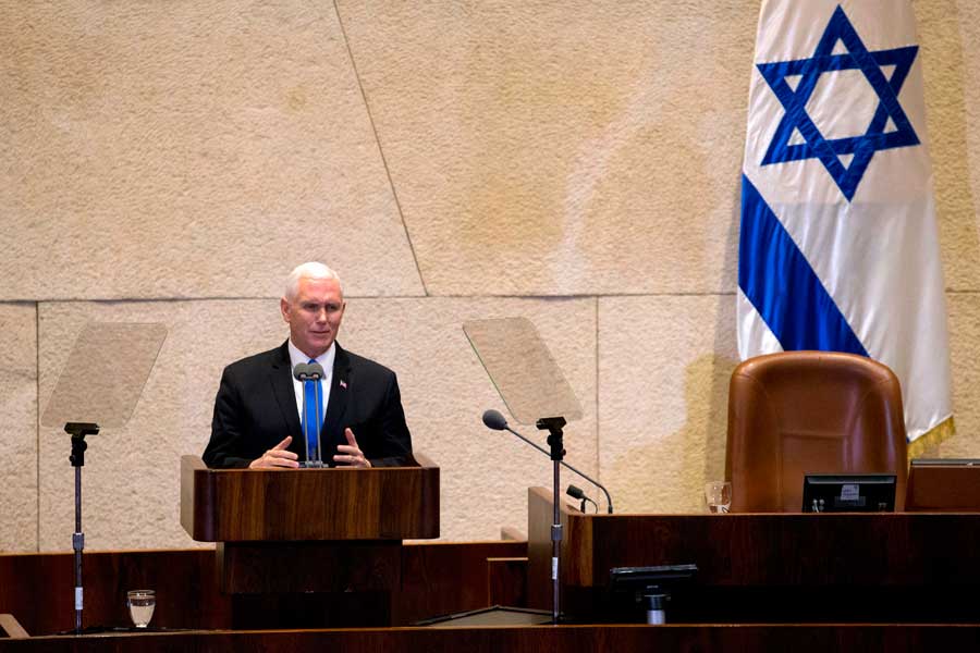 Vice President Pence Prays at Western Wall; Departs with No Palestinian Contact