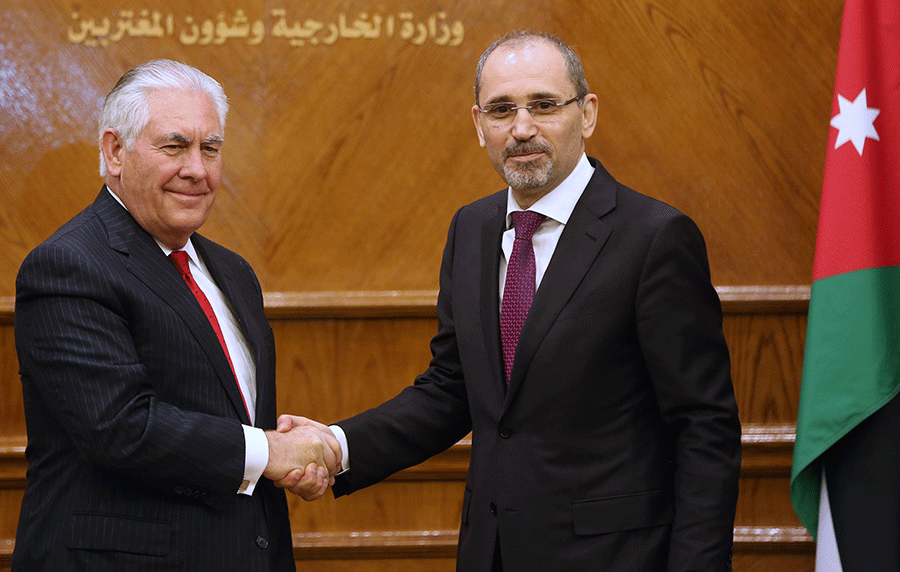 Tillerson’s Jordan Visit Undermines Tough Remarks by President Trump and Amb. Haley