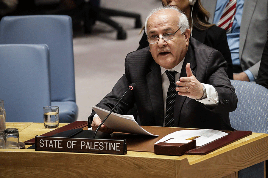 ‘State of Palestine’ Will Lead UN Bloc of 135 Nations