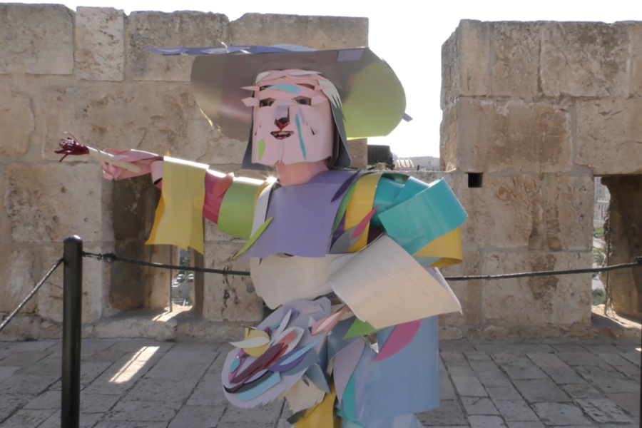 Paper Artist Brings Historical Jerusalem Figures To Life (with VIDEO)