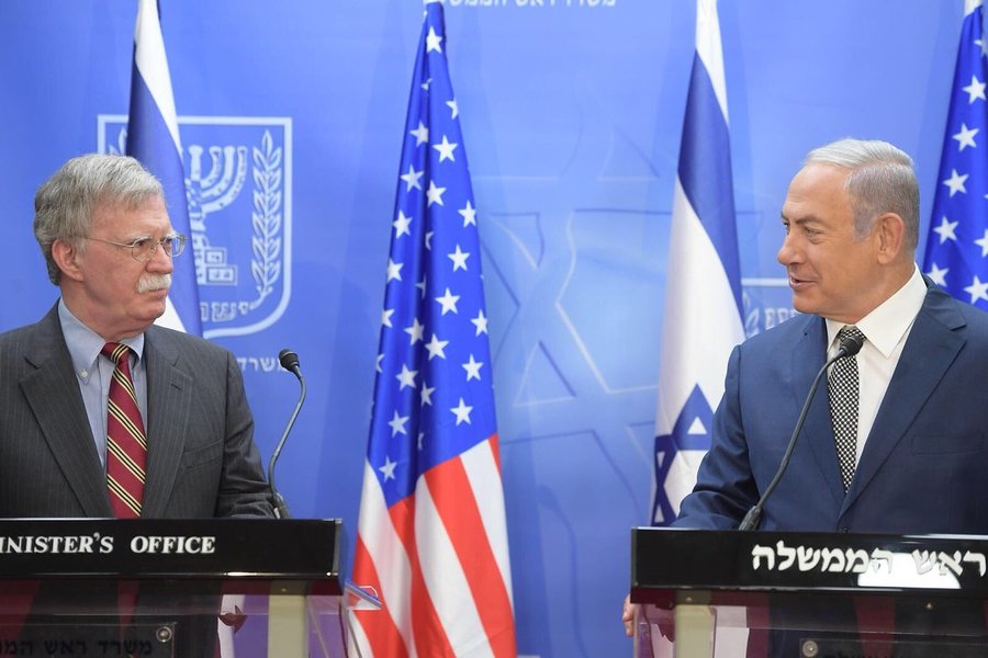 Bolton Arrives in Israel Ahead of Tripartite Security Meeting