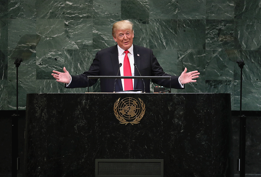 President Tells UN: Peace Advanced by Recognizing “Obvious Facts”