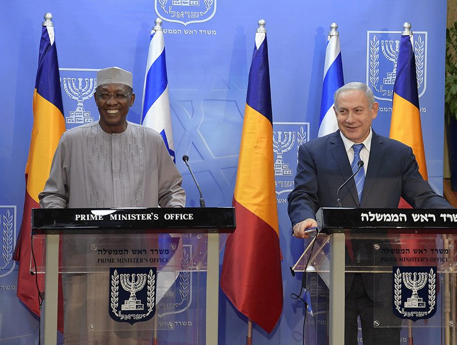 President of Chad Makes First Visit to Israel Since Cutting Relations in 1972