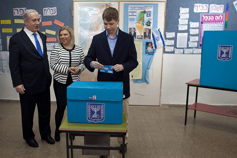 As New Party Loses Strength, its Leader Lashes Out at Netanyahu’s Son