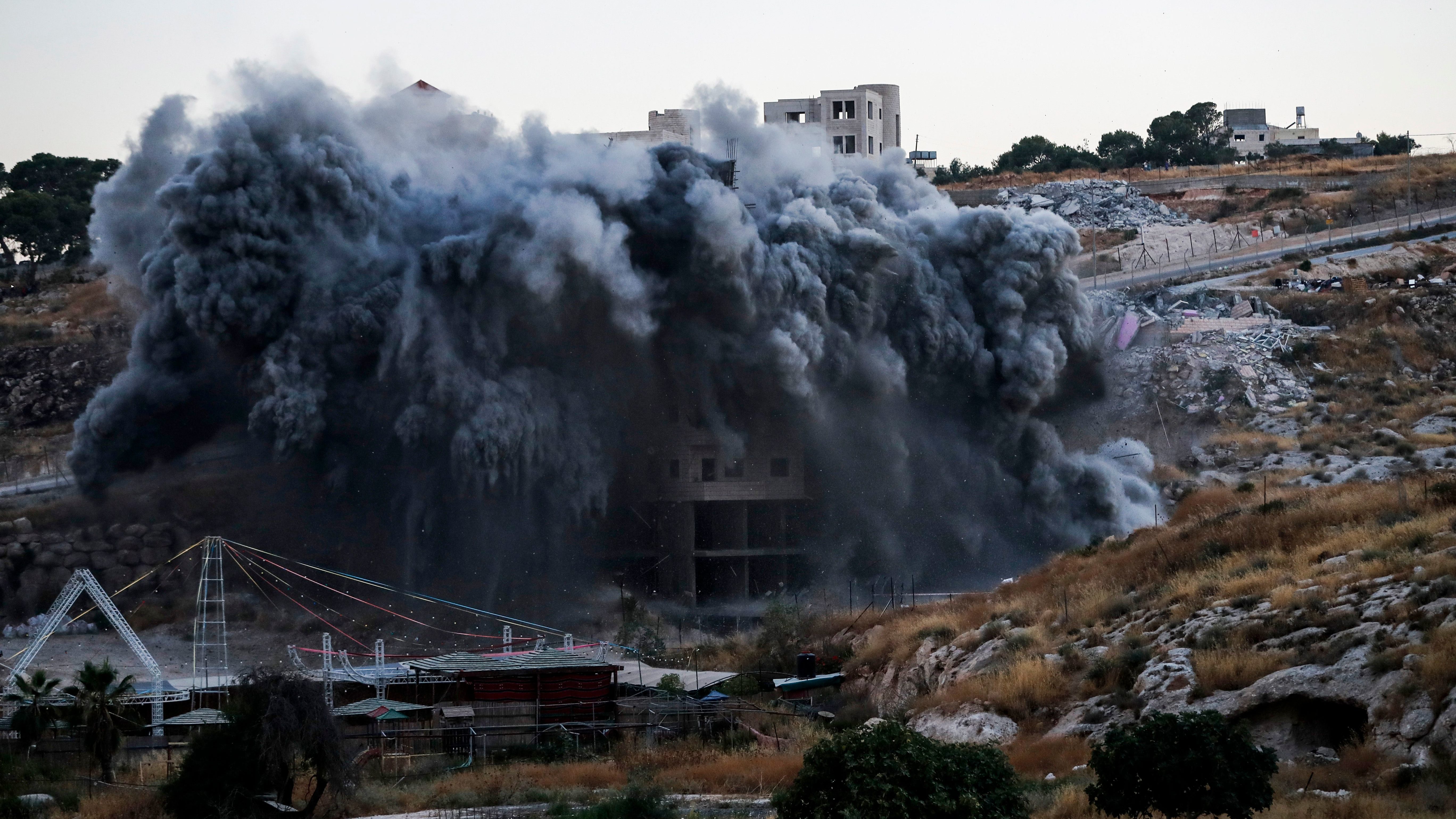 Israel Demolishes Palestinian Buildings in East Jerusalem