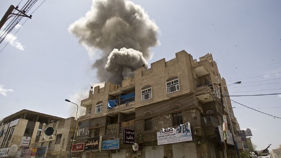 Houthi Attack Kills Dozens at Military Base Near Yemen’s Capital