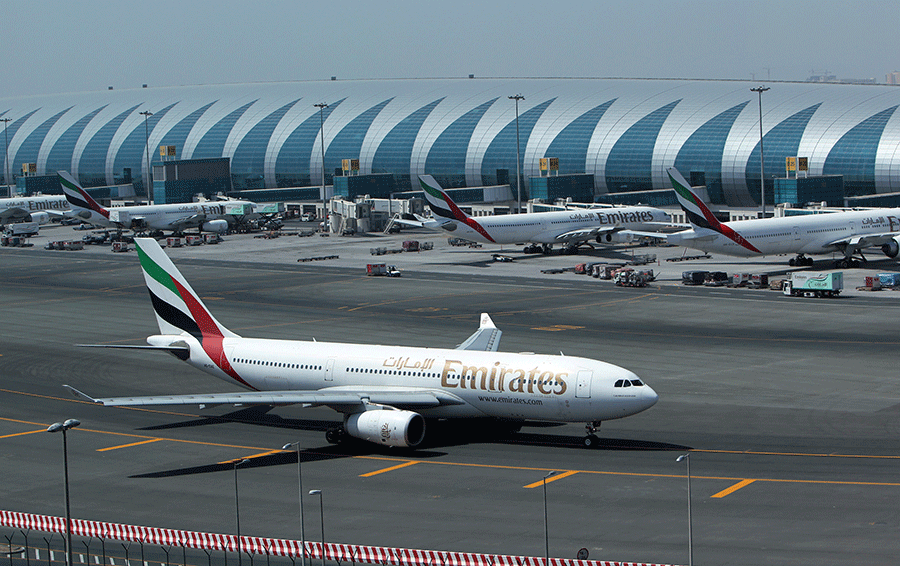 Drone Reports Chase Passenger Carriers from Dubai Airport
