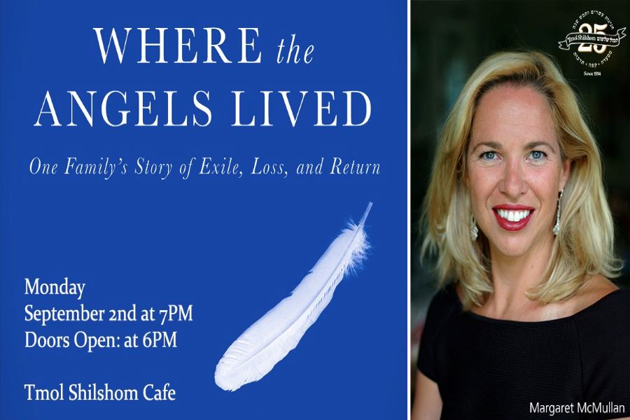 Award-winning Author to Discuss ‘Where the Angels Lived’ in Jerusalem