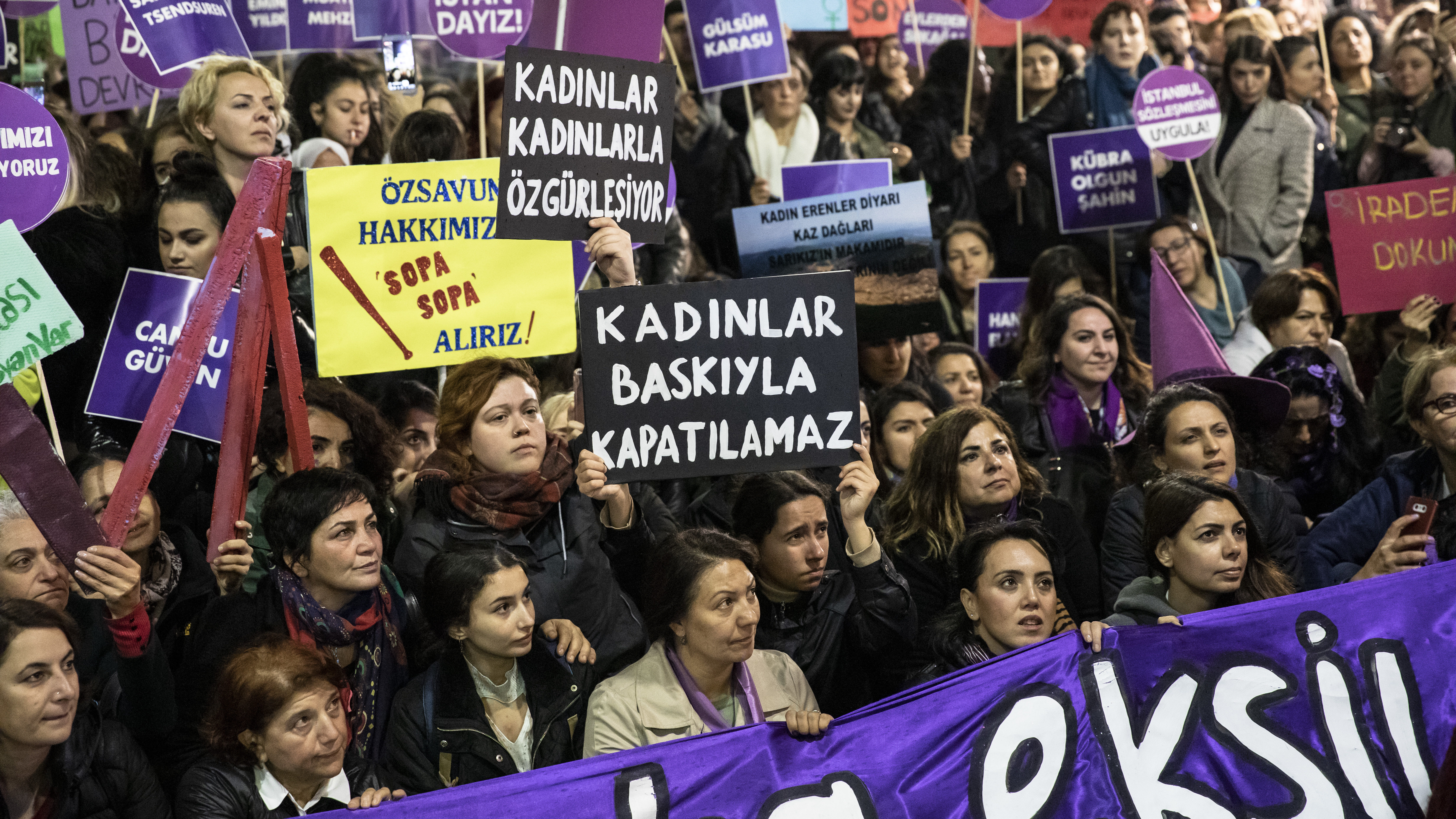 Protesters: Turkey Not Implementing Laws to Protect Women