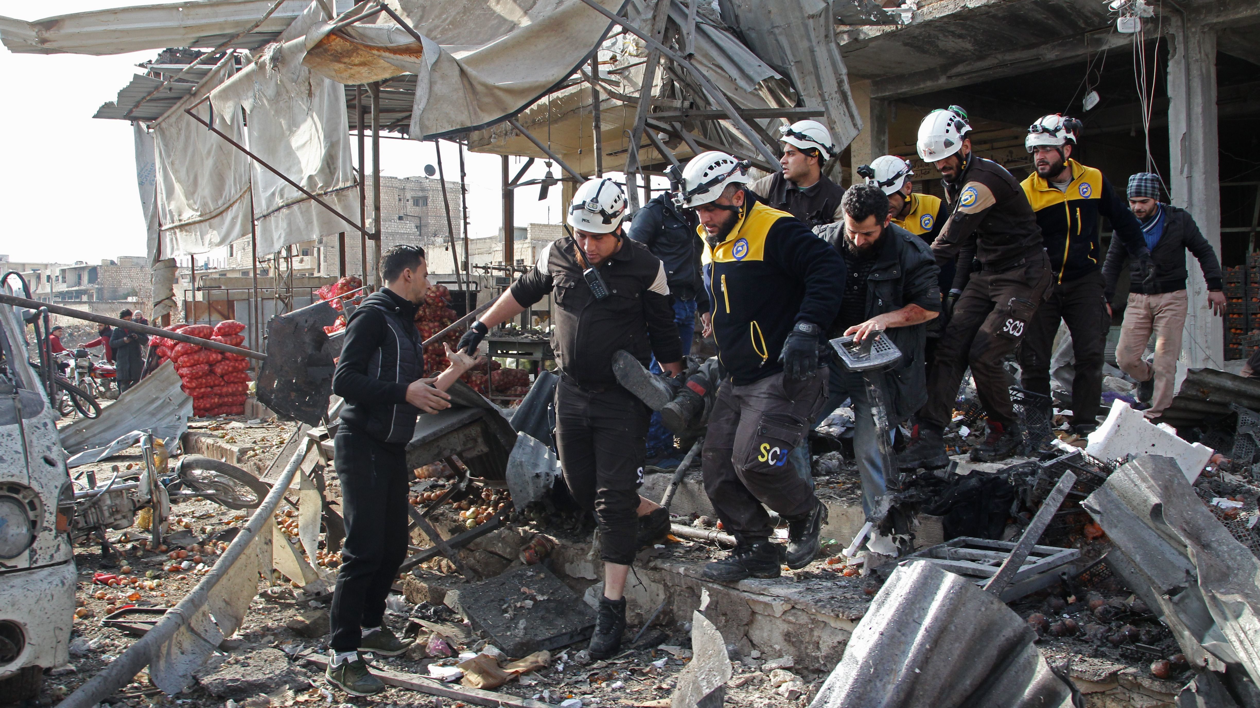 Airstrike on Rebel-held Syrian Town Kills at Least 9 Civilians