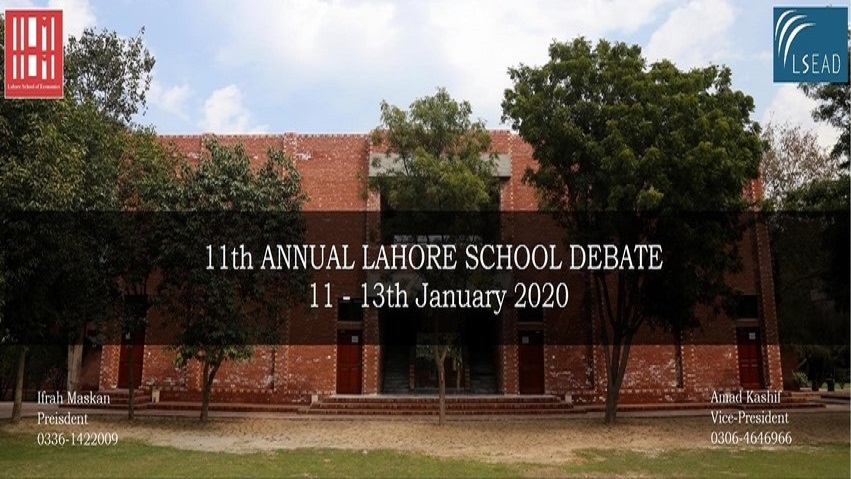 Lahore School Debate 2020