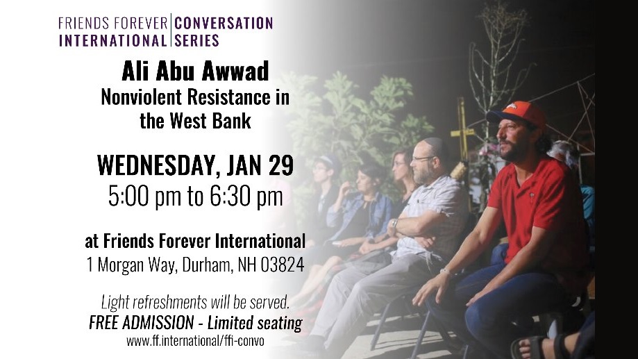 Friends Forever International Conversation Series: Ali Abu Awwad
