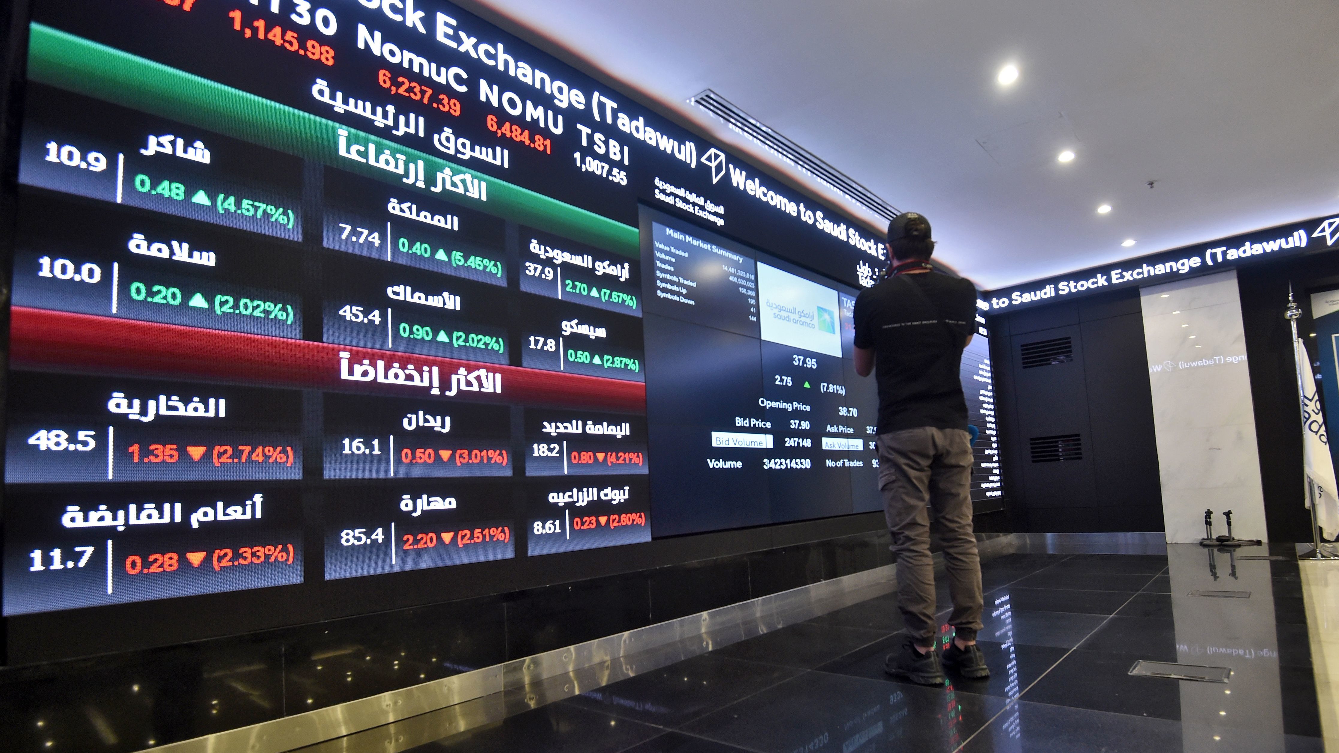 Gulf Stocks, Aramco Shares Plunge, Oil Prices Rise Amid US-Iran Tensions