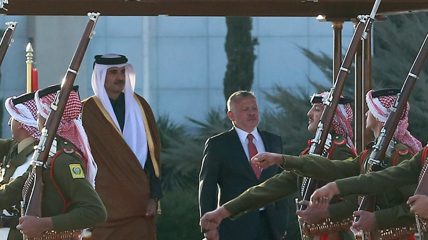 Qatari Leader Visits Jordan, Signaling a Warming of Ties