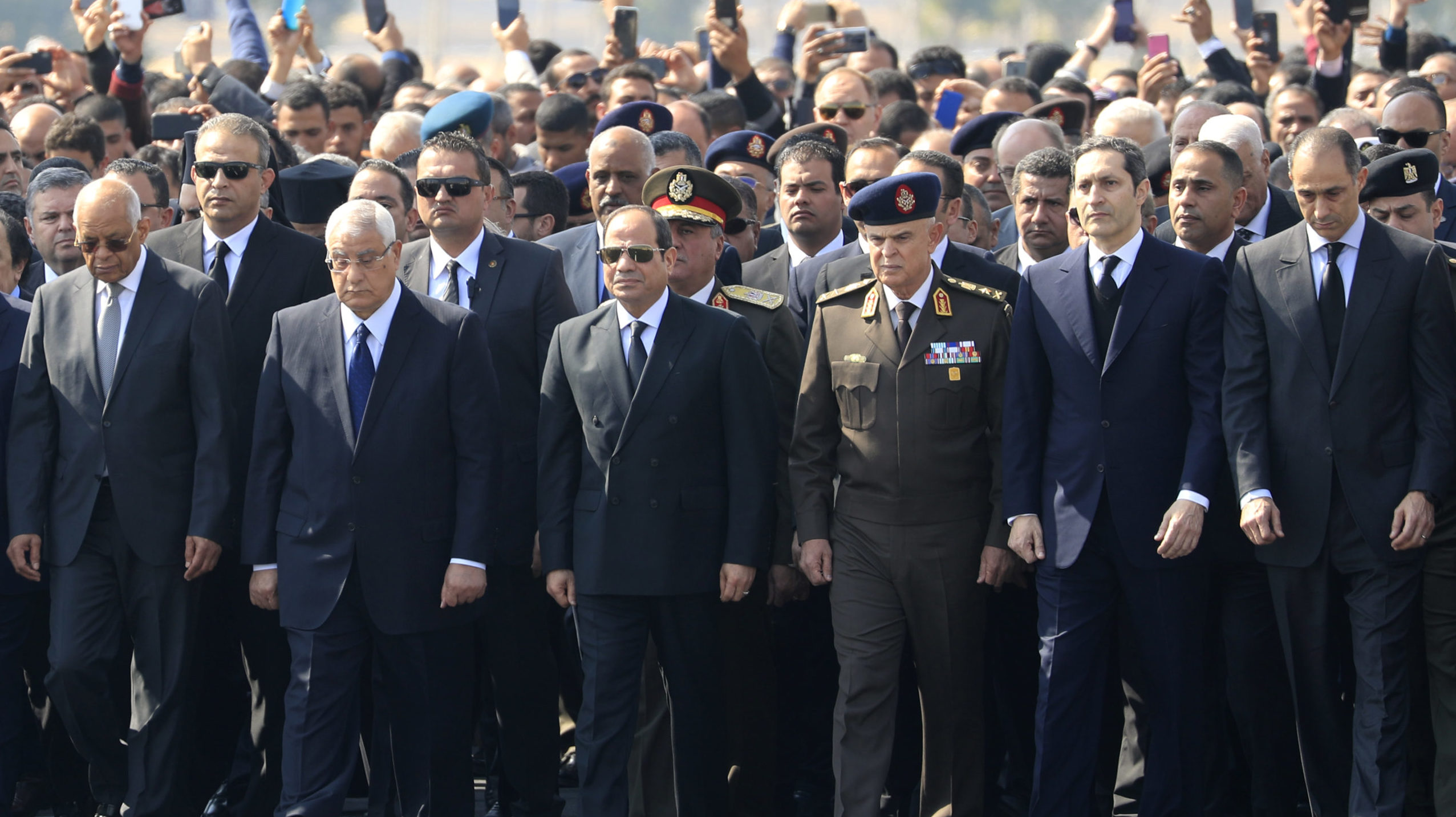 Egypt Holds Military Funeral for Ex-president Mubarak