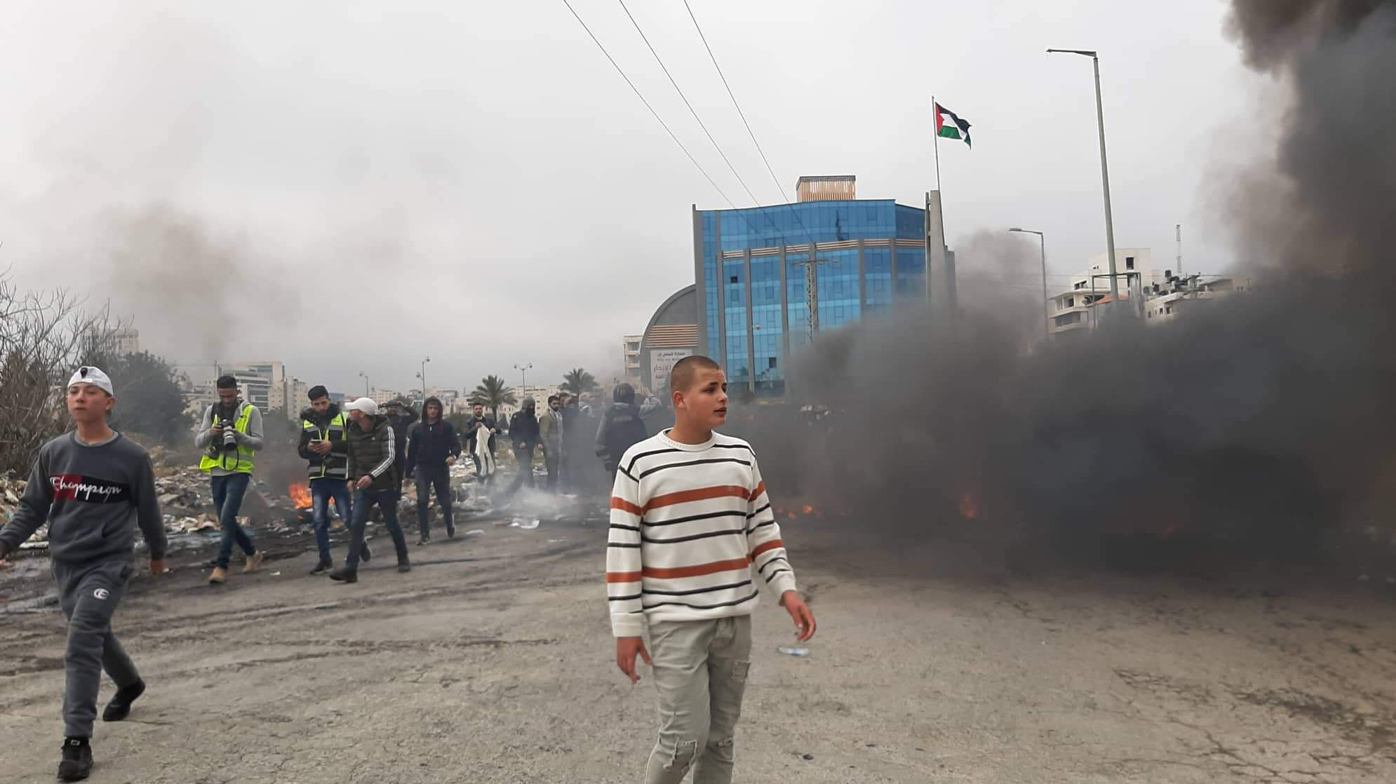Clashes at Beit El over American Peace Plan