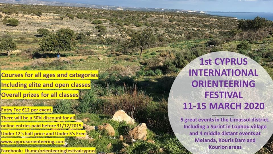 1st Cyprus International Orienteering Festival
