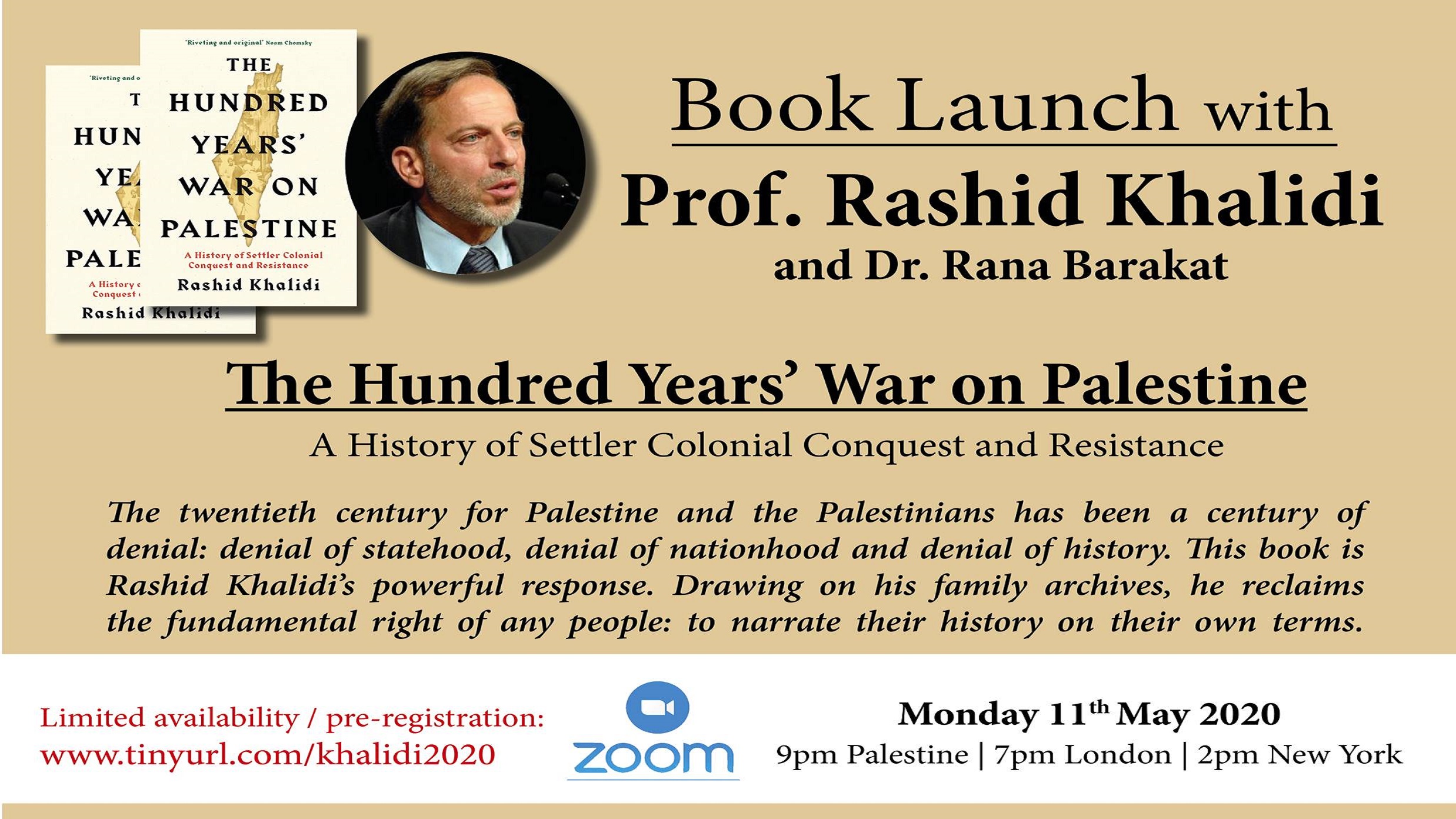 Book Launch with Prof. Rashid Khalidi