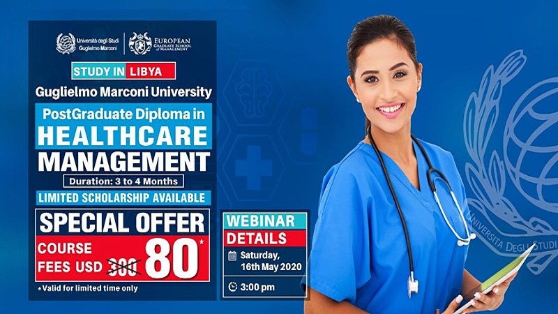 Post-graduate Diploma in Health Care and Marketing – Libya