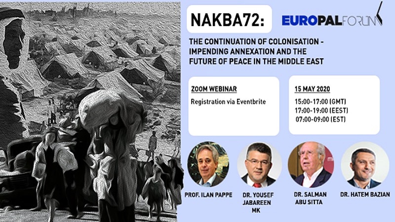 Nakba72-The Continuation of Colonization: Annexation and the Future of Peace