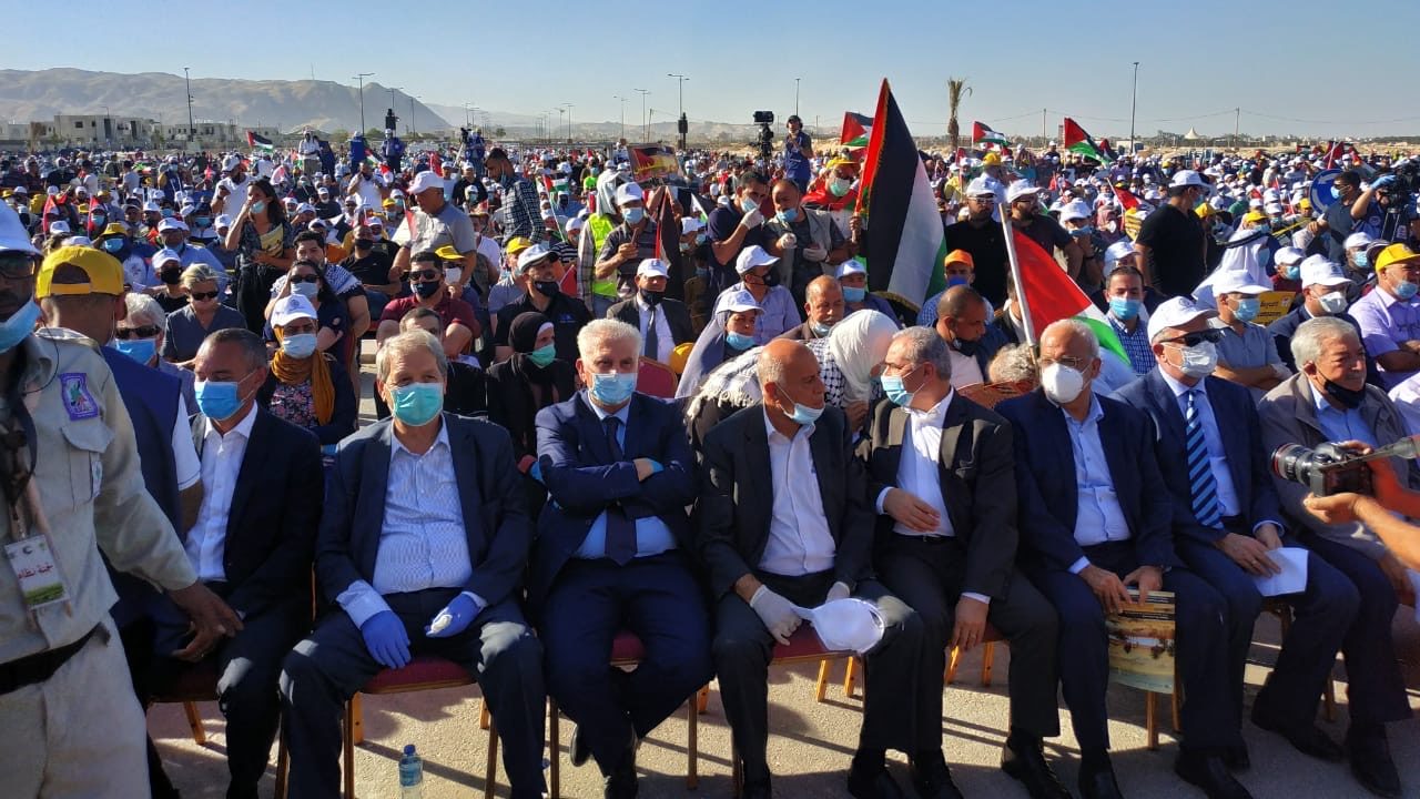 Palestinians, Foreign Diplomats Demonstrate Against Israeli Annexation