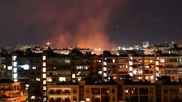 Airstrikes Hit Damascus Area, Syrian Air Defenses Shake Tel Aviv
