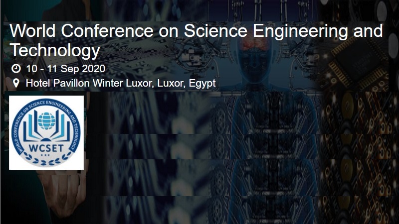 World Conference on Science, Engineering and Technology