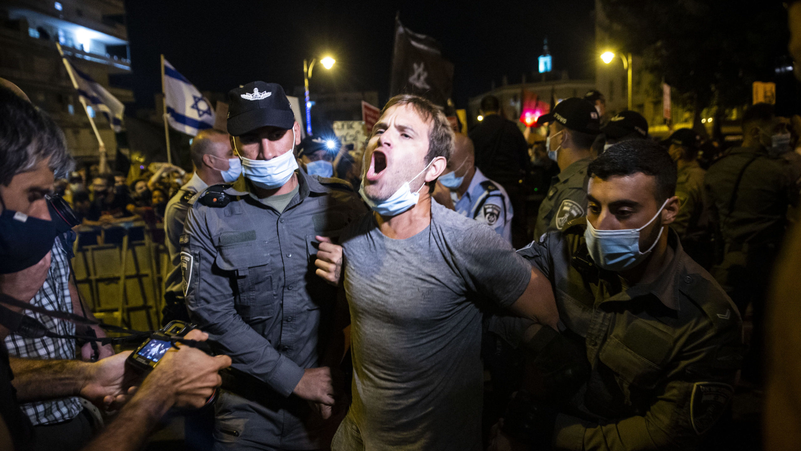 Anti-Netanyahu Protests in Israel Turn Ugly