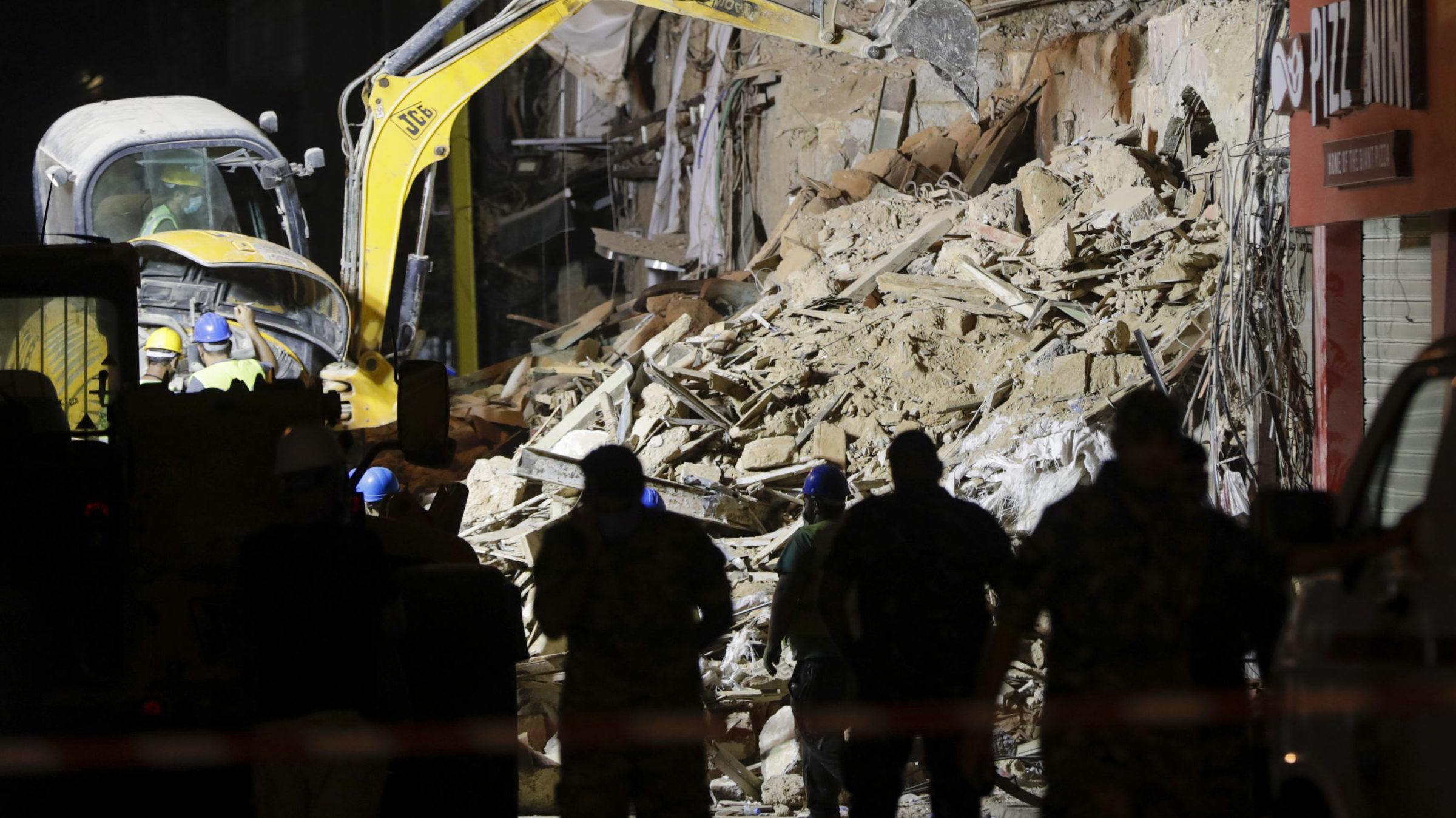 No More Signs of Life in Beirut Building Rubble