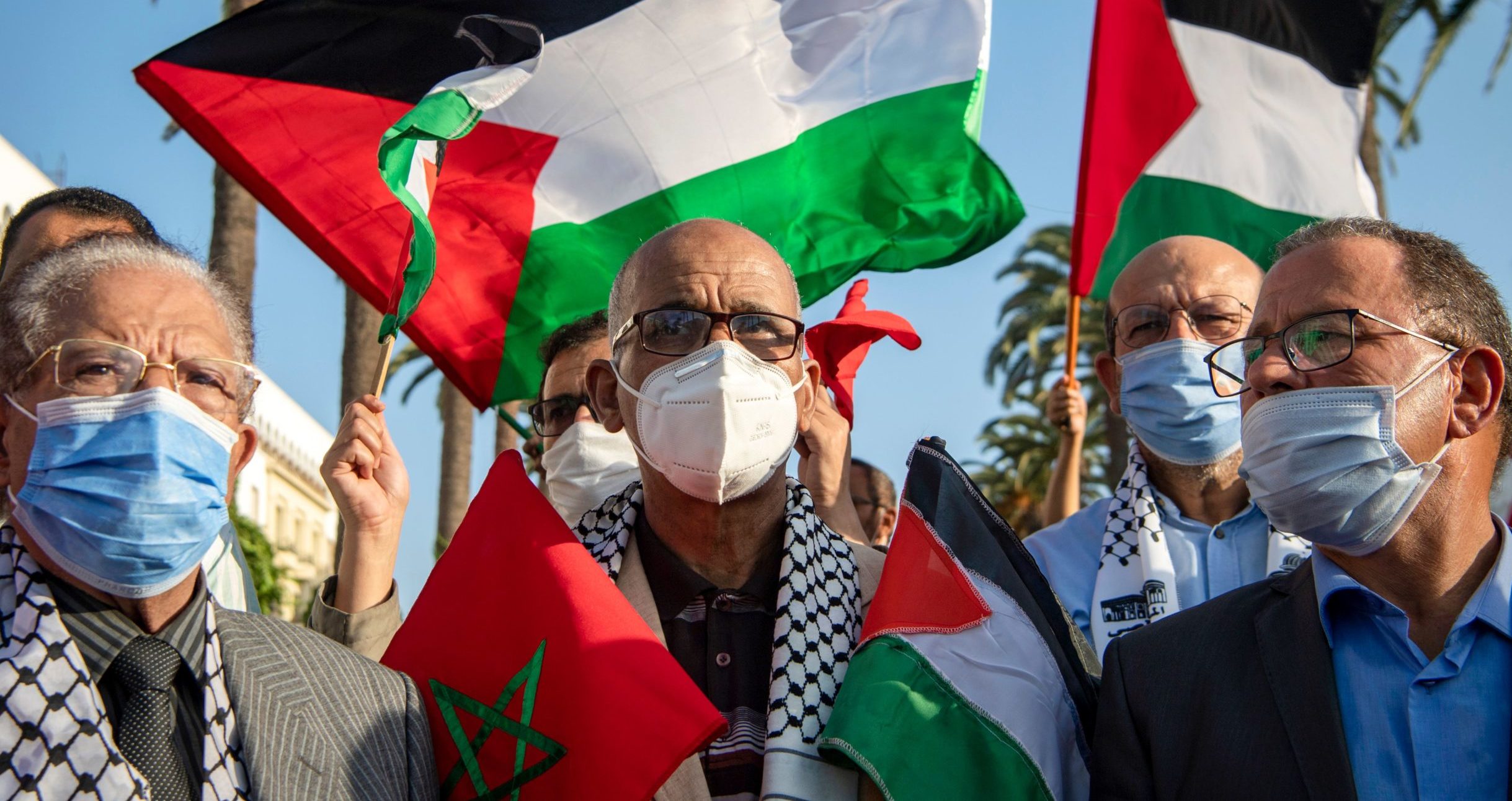 Moroccans Protest Accords by UAE, Bahrain, Israel