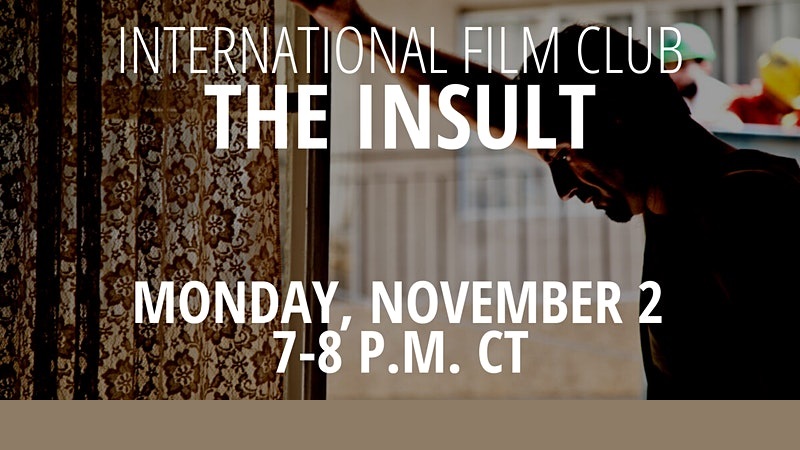 International Film Club: ‘The Insult’