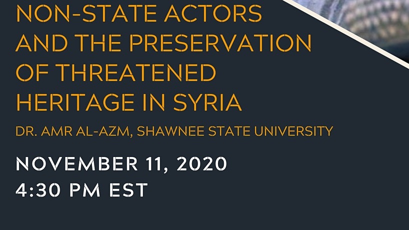 Non-State Actors and the Preservation of Threatened Heritage in Syria