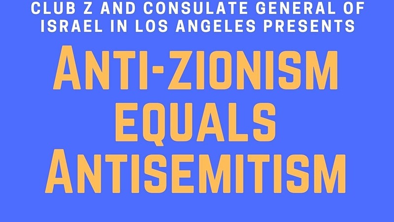 Anti-Zionism = Antisemitism