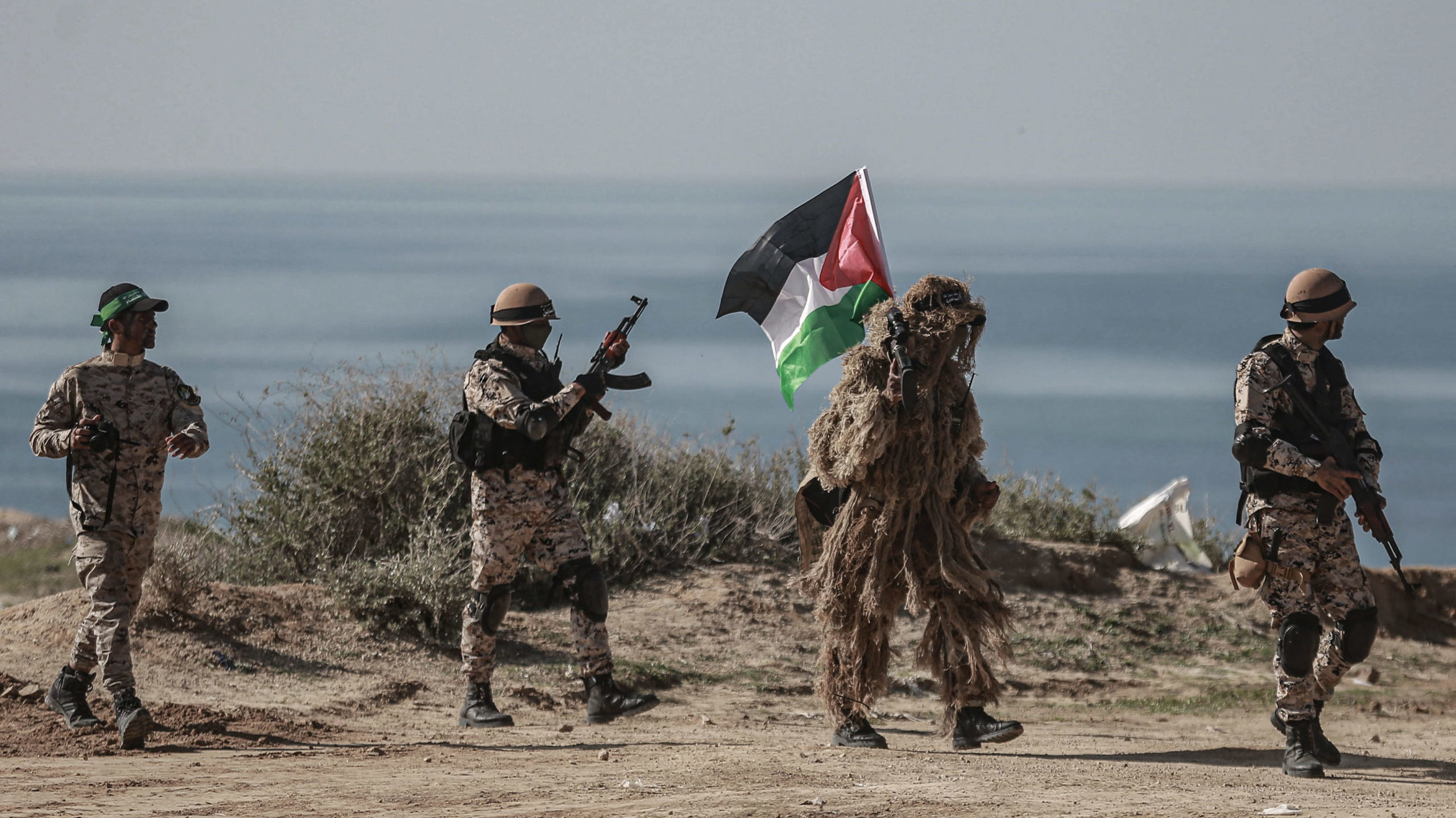 Gaza Armed Factions Hold First Joint Military Drill  