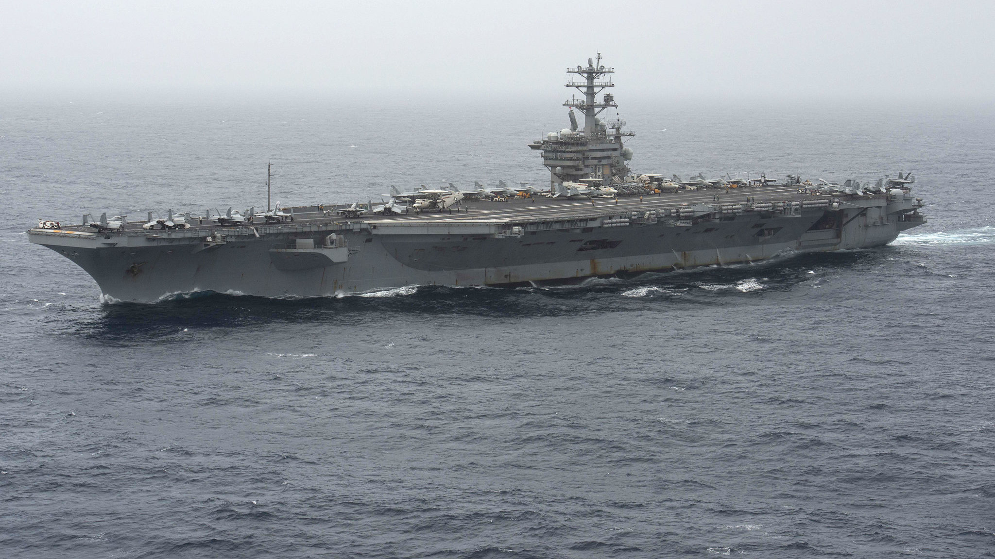 Pentagon Orders Nimitz Aircraft Carrier to Remain in Gulf