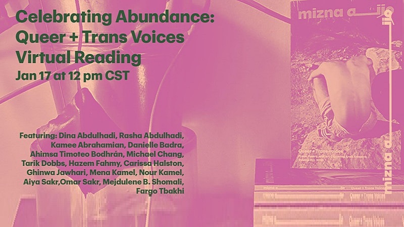 Celebrating Abundance: Queer + Trans Voices Virtual Reading