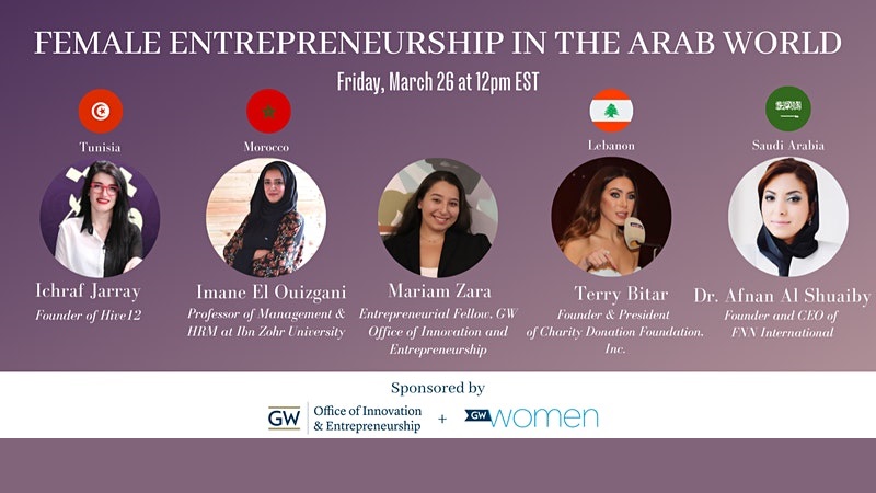 Female Entrepreneurship in the Arab World: From Morocco to Saudi Arabia