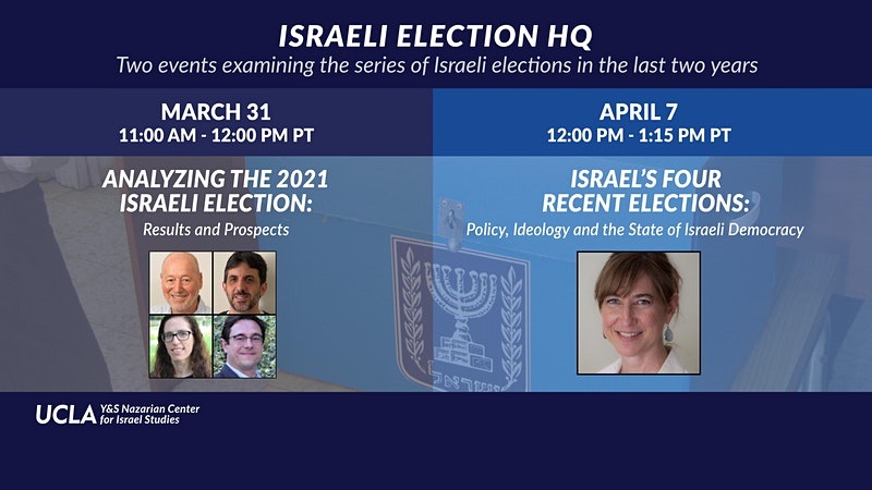 Israeli Election HQ – Post-Election Webinar feat. Dahlia Scheindlin