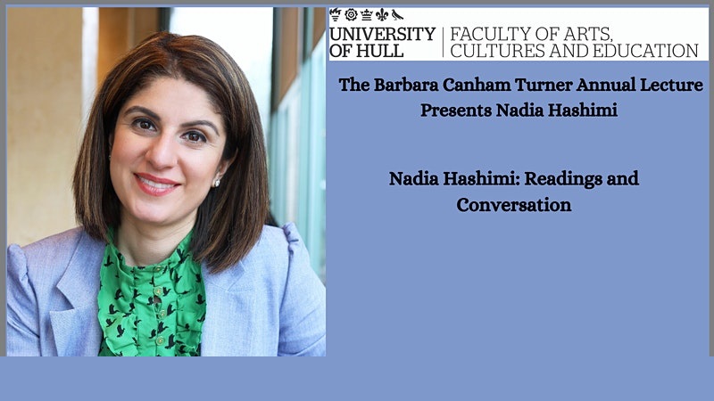 The Barbara Canham Turner Annual Lecture Presents Nadia Hashimi