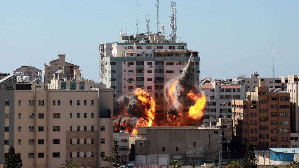 IDF Destroyed AP’s Gaza Tower After Hamas Tried to Jam Iron Dome, Erdan Says